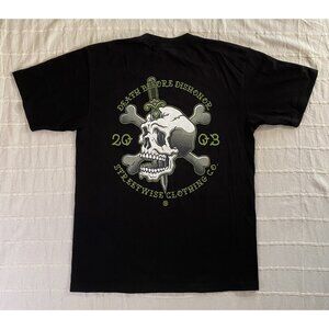 Vintage Streetwise T Shirt Men's Large Death Before Dishonor Made in USA Tee